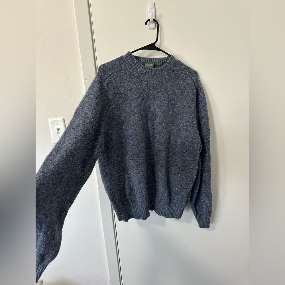 Great Northwest Clothing Company Men's Charcoal Crewneck Sweater